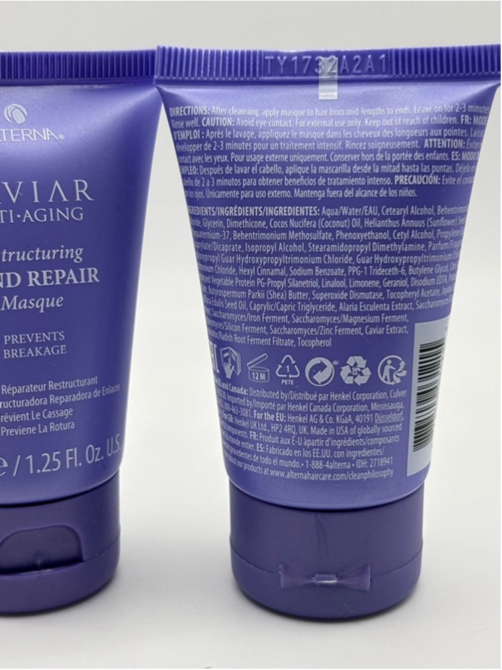 Alterna Caviar Anti-Aging Bond Repair Masque 2pc 36ml 1.25oz Travel Size New - Picture 4 of 4